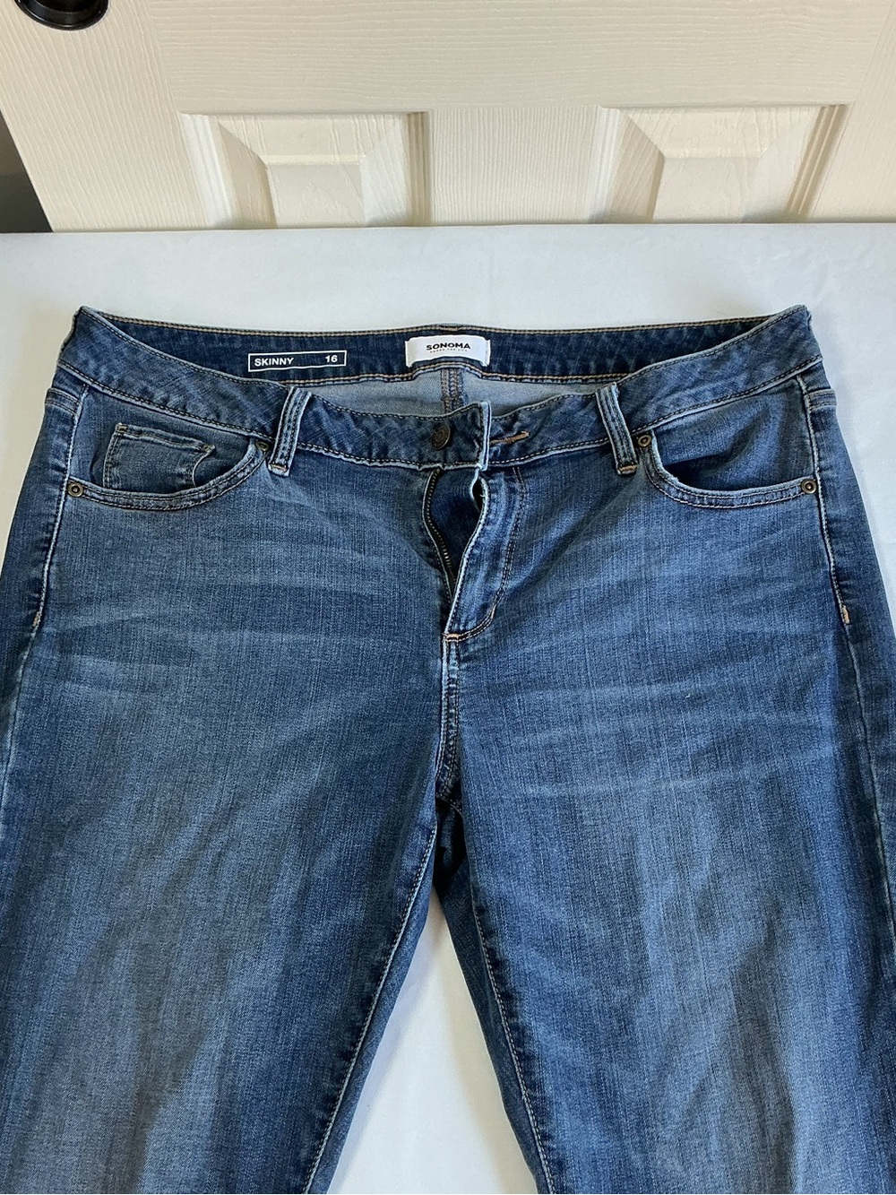 Sonoma Women's Skinny Jeans - Medium Blue